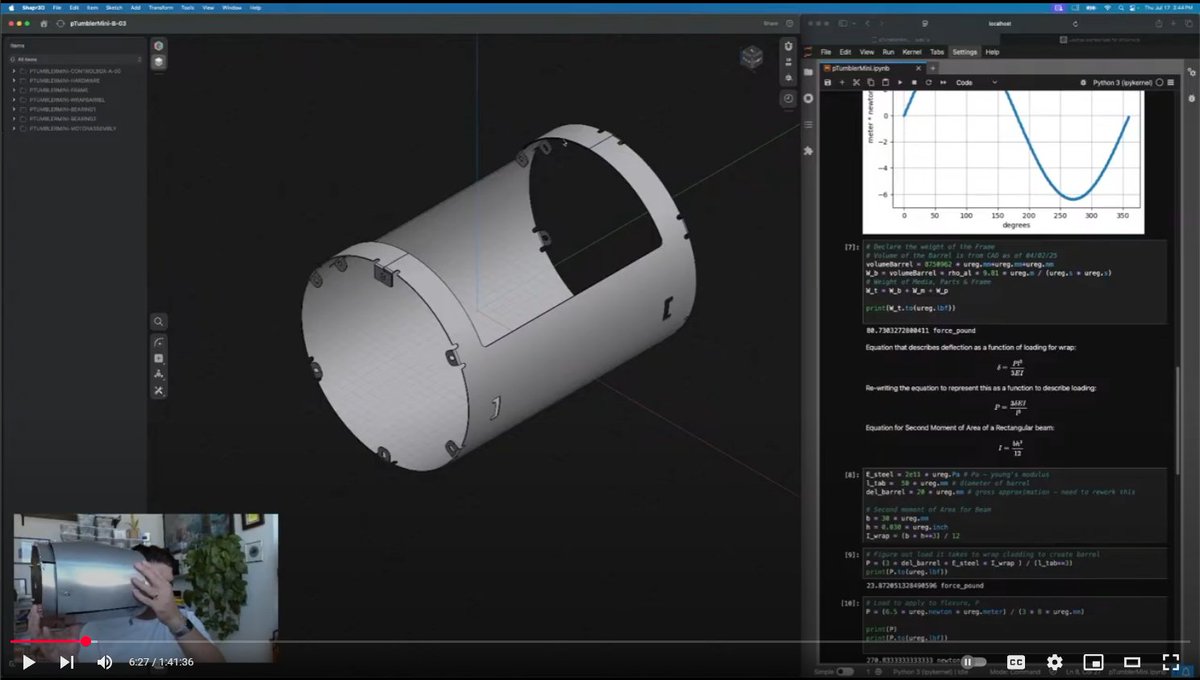 emm0sh's tweet image. the mechanical engineering streams are now broadcasting on youtube and twitch too - so if you prefer watching replays there you can find them on my channel: em0sh