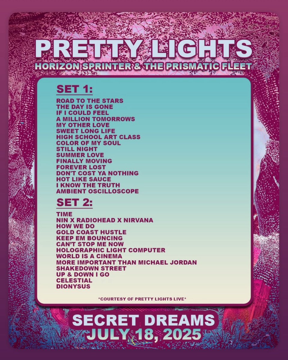 QuakeNukem's tweet image. What a crazy set list @PrettyLights threw down for real 🔥 Secret Dreams got blessed up!