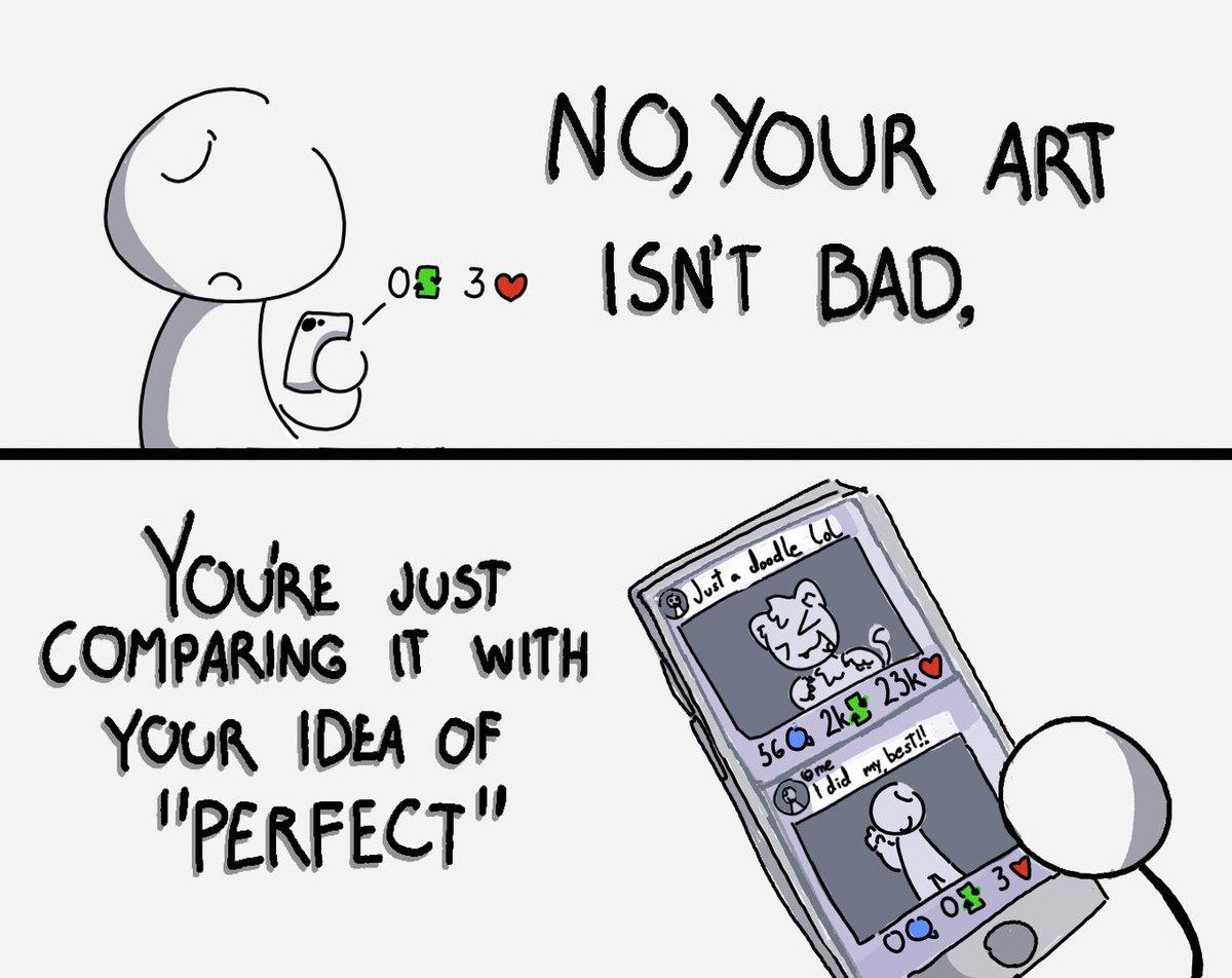 _Voidster_'s tweet image. Don't give up art, Your worth isn't measured in likes