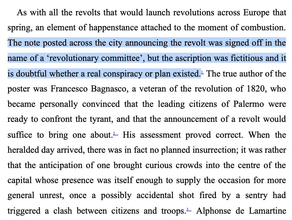 benlandautaylor's tweet image. Apparently the first of the 1848 revolutions was sparked by one guy with no organization putting up posters that basically said "Revolution on the king's birthday, bring your friends."