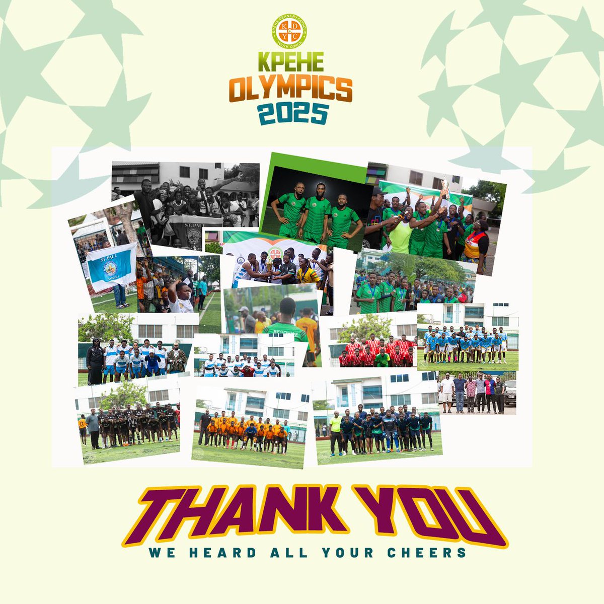 Last week was amazing, fun, and beautiful...

Thank you for being a part.

#KpeheOlympics25 
#KpeheDeaneryYouthGames