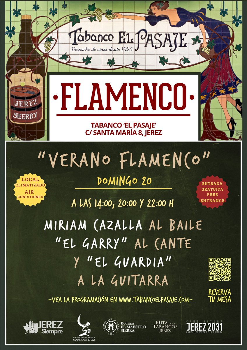 Tabanco El Pasaje -Vinos y Flamenco en Jerez- tweet media