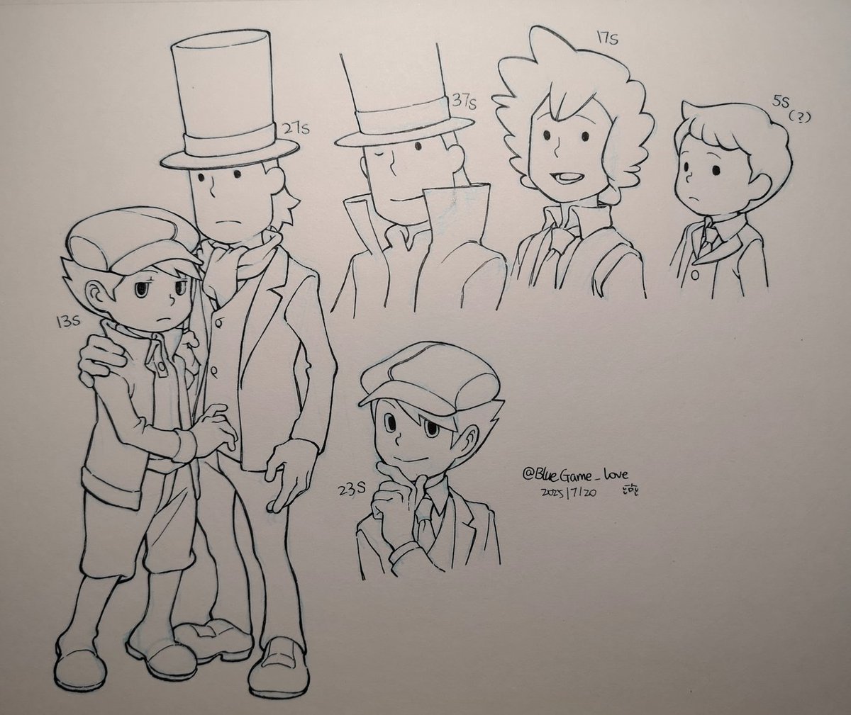 BlueGame_love's tweet image. #レイトン教授
#professorlayton
研究雷顿微妙鼻眼嘴间距中的年龄学问
【求助贴】蘸水笔握久了手酸的一,是握笔姿势不对还是笔杆的问题?