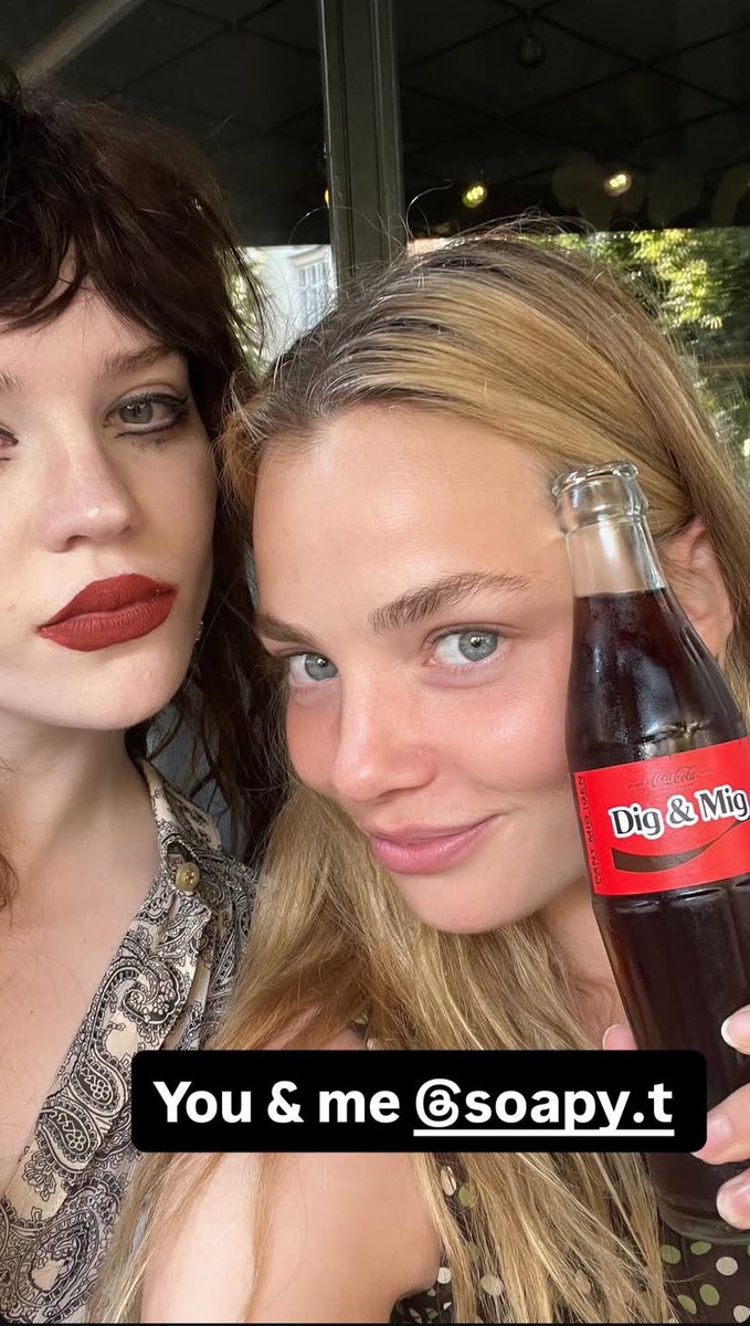 dailysoapy's tweet image. Sophie Thatcher and Kristine Froseth, via Kristine’s instagram story
