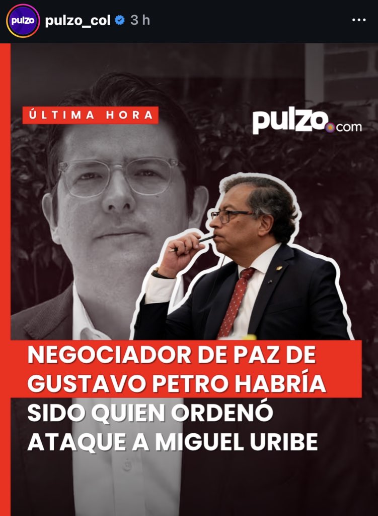 By Viral 24 (@byviral24) on Twitter photo 🚨🇨🇴 ATENCIÓN. Revelan que <a href="/petrogustavo/">Gustavo Petro</a> se convierte en el principal sospechoso de orquestar el asesinato de <a href="/MiguelUribeT/">Miguel Uribe</a> 🚨🇨🇴 ATENCIÓN. Revelan que <a href="/petrogustavo/">Gustavo Petro</a> se convierte en el principal sospechoso de orquestar el asesinato de <a href="/MiguelUribeT/">Miguel Uribe</a>