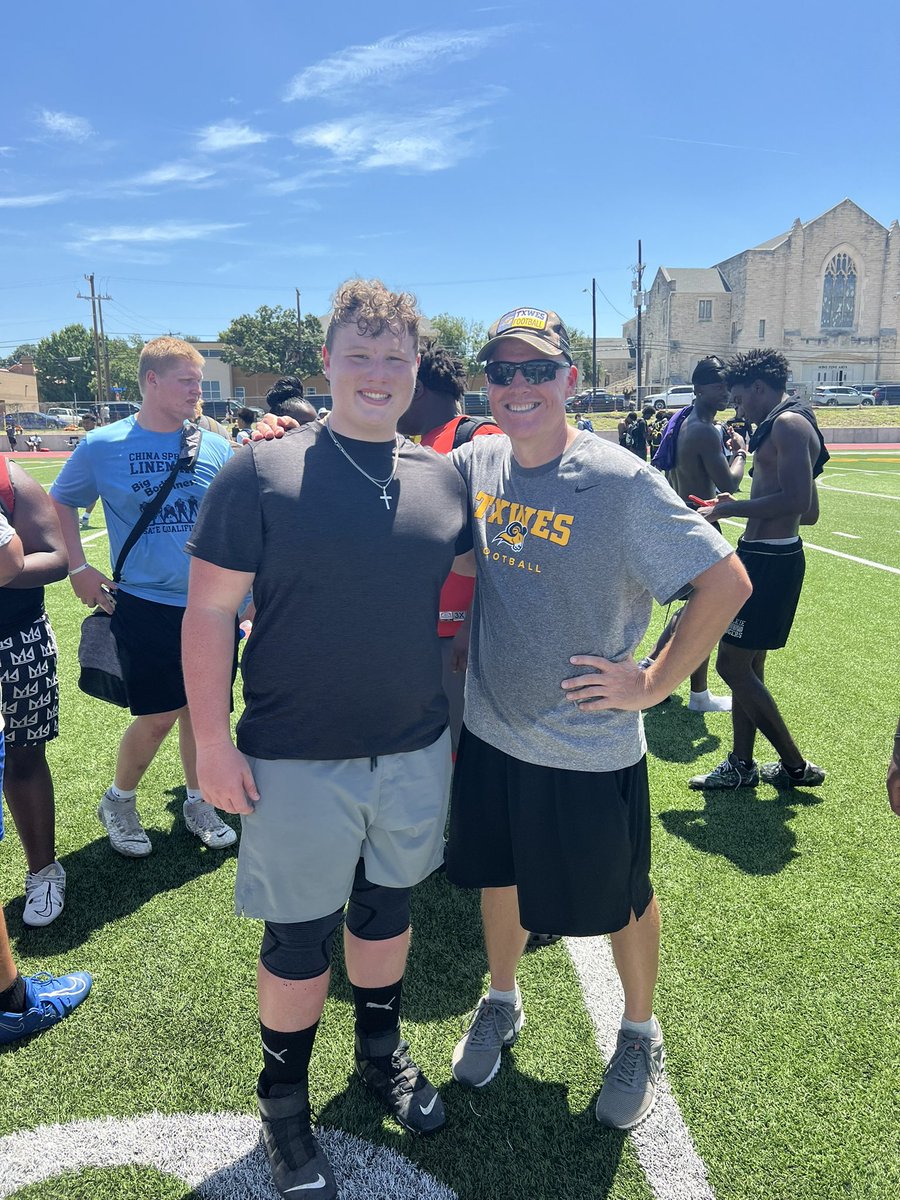Jonas Ostlund (@jonas_ostlund52) on Twitter photo Had an amazing camp with <a href="/TxWesFootball/">TxWes Football</a> today. Blessed for the opportunity to come out here and work hard with some amazing people and coaches. <a href="/CoachWelde/">Charles Welde</a> <a href="/CoachBSherrod/">Coach Brad Sherrod</a> <a href="/Coach_RGlover/">Ryan Glover</a> Had an amazing camp with <a href="/TxWesFootball/">TxWes Football</a> today. Blessed for the opportunity to come out here and work hard with some amazing people and coaches. <a href="/CoachWelde/">Charles Welde</a> <a href="/CoachBSherrod/">Coach Brad Sherrod</a> <a href="/Coach_RGlover/">Ryan Glover</a>