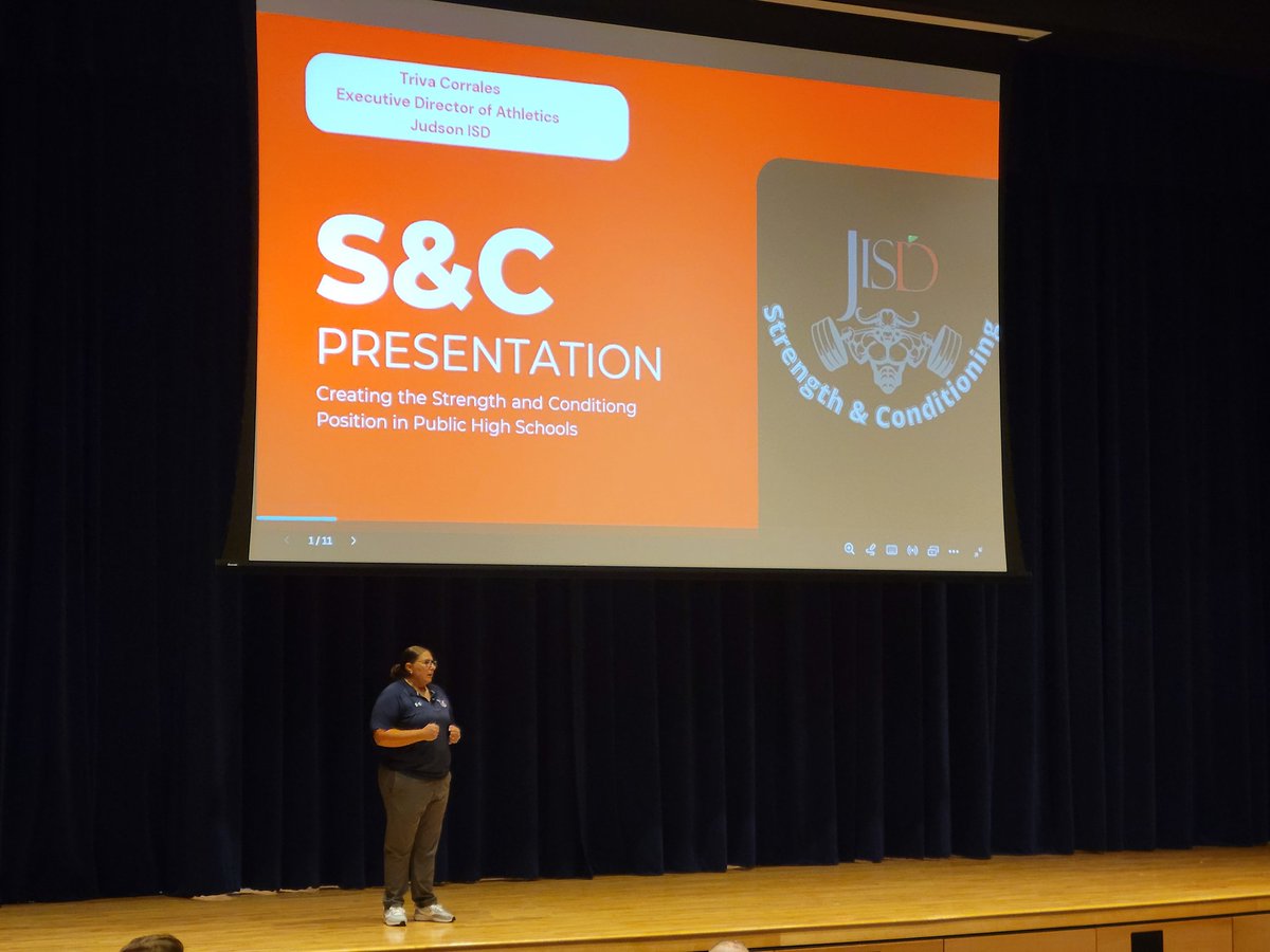 Felicia Brock (@coachfbrock) on Twitter photo Great hearing from <a href="/JISD_ATHLETICS/">Judson ISD Athletics</a>' Executive Director of Athletics Coach Corrales at the <a href="/NHSSCA_TX/">NHSSCA-Texas</a> State Clinic this afternoon. Thank you for your support of the profession! Great hearing from <a href="/JISD_ATHLETICS/">Judson ISD Athletics</a>' Executive Director of Athletics Coach Corrales at the <a href="/NHSSCA_TX/">NHSSCA-Texas</a> State Clinic this afternoon. Thank you for your support of the profession!
