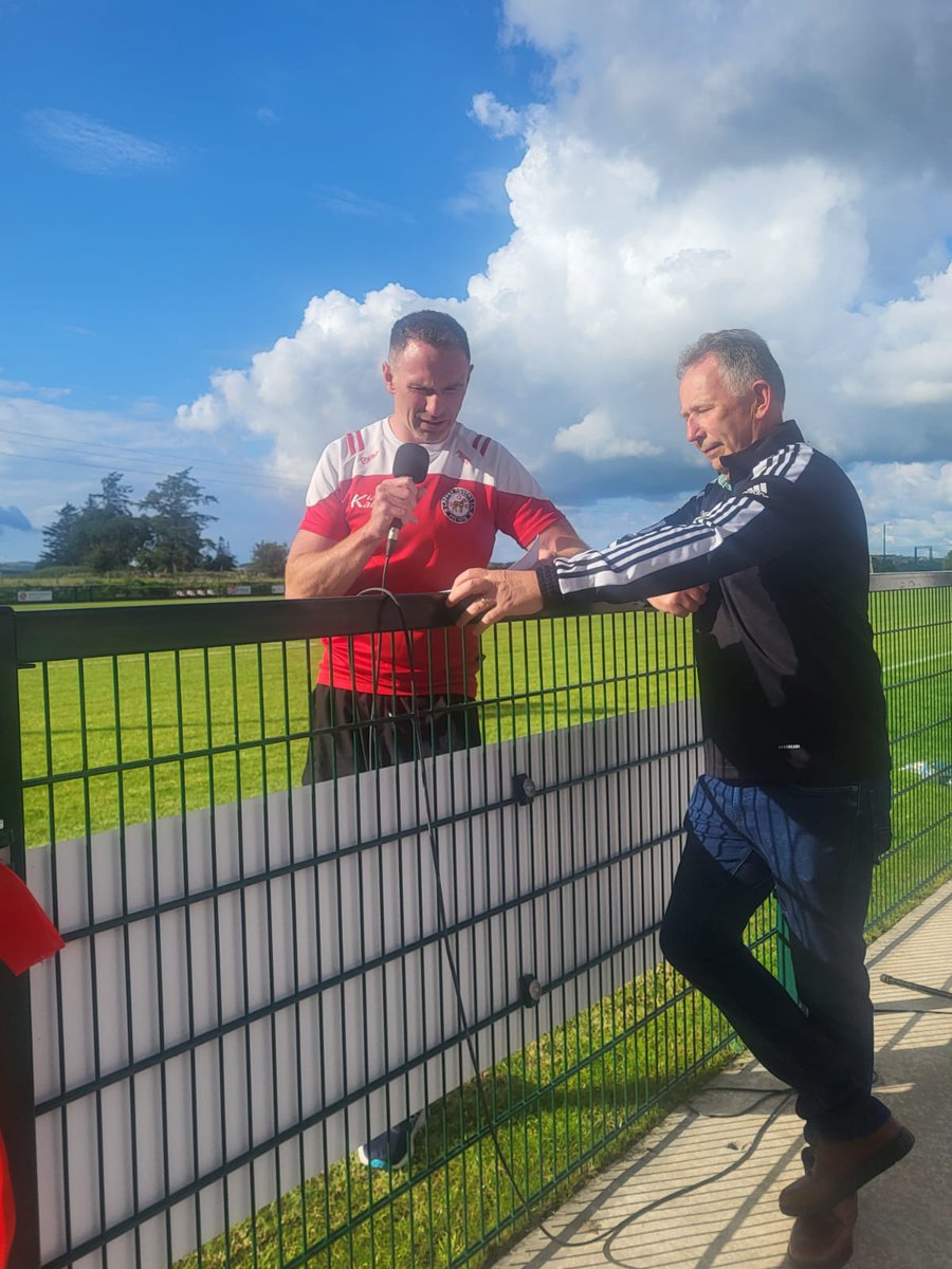 McConalogue's tweet image. Delighted to perform the official opening of Cappry Rovers FC's new playing pitch in Ballybofey this evening along with Finn Harps defender, Joel Bradley-Walsh, who came through the Cappry Rovers Academy.
Well done to all involved.