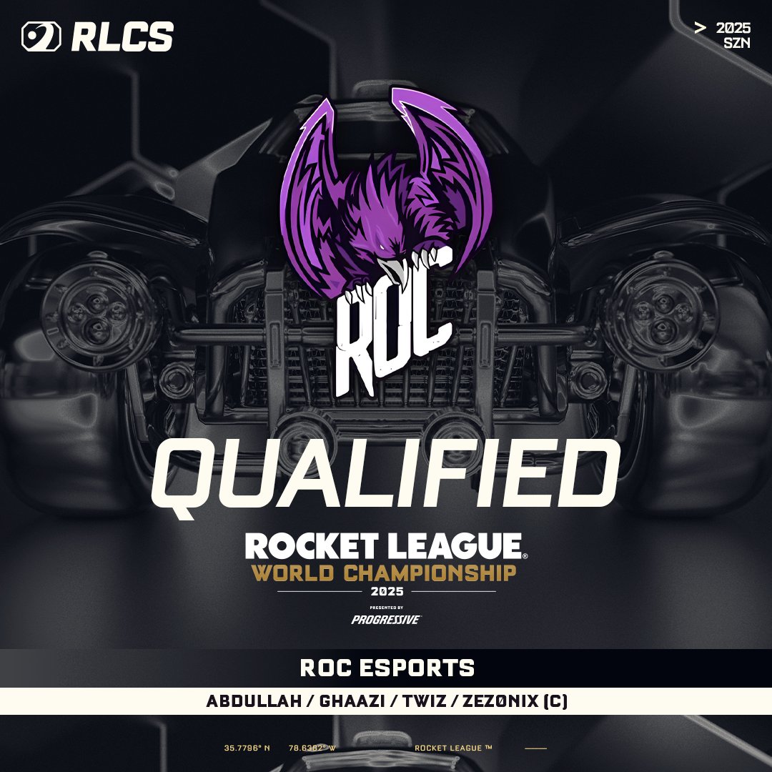 Rocket League Esports (@rlesports) on Twitter photo WORLD CHAMPIONSHIP BOUND FROM MENA ๐ซ
โซ๏ธ <a href="/Abdullahrll/">ROC Abdullah</a>
โซ๏ธ <a href="/Ghaazi_rl/">ROC Ghaazi</a>
โซ๏ธ <a href="/iTwizRL/">ROC Twiz</a>
โซ๏ธ <a href="/zez0nix/">ROC Zez0nix</a> (c) WORLD CHAMPIONSHIP BOUND FROM MENA ๐ซ
โซ๏ธ <a href="/Abdullahrll/">ROC Abdullah</a>
โซ๏ธ <a href="/Ghaazi_rl/">ROC Ghaazi</a>
โซ๏ธ <a href="/iTwizRL/">ROC Twiz</a>
โซ๏ธ <a href="/zez0nix/">ROC Zez0nix</a> (c)