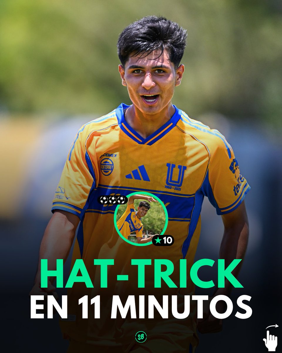 🌟⚽️ MVP EN LA VICTORIA DE TIGRES: Luis Ibarra (18) hizo el primer Hat-trick del torneo en fuerzas básicas para darle la victoria a Tigres sub19

Bastaron 11 minutos para que la zurda de Ibarra hiciera de las suyas 🔥