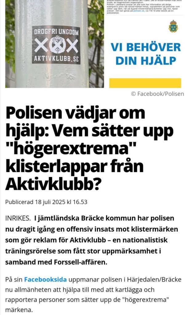 Varför låter <a href="/polisen/">Polisen</a> detta ske? Hade det varit en mörkhyad docka eller Muhammed så hade reaktionen varit helt annan. Är polisen rädda för nya korankravaller eller är judehatet stort i polisledningen? Fullt pådrag för några klistermärken <a href="/SwedishPM/">Ulf Kristersson</a> <a href="/moderaterna/">Moderaterna</a> <a href="/sdriks/">Sverigedemokraterna</a>