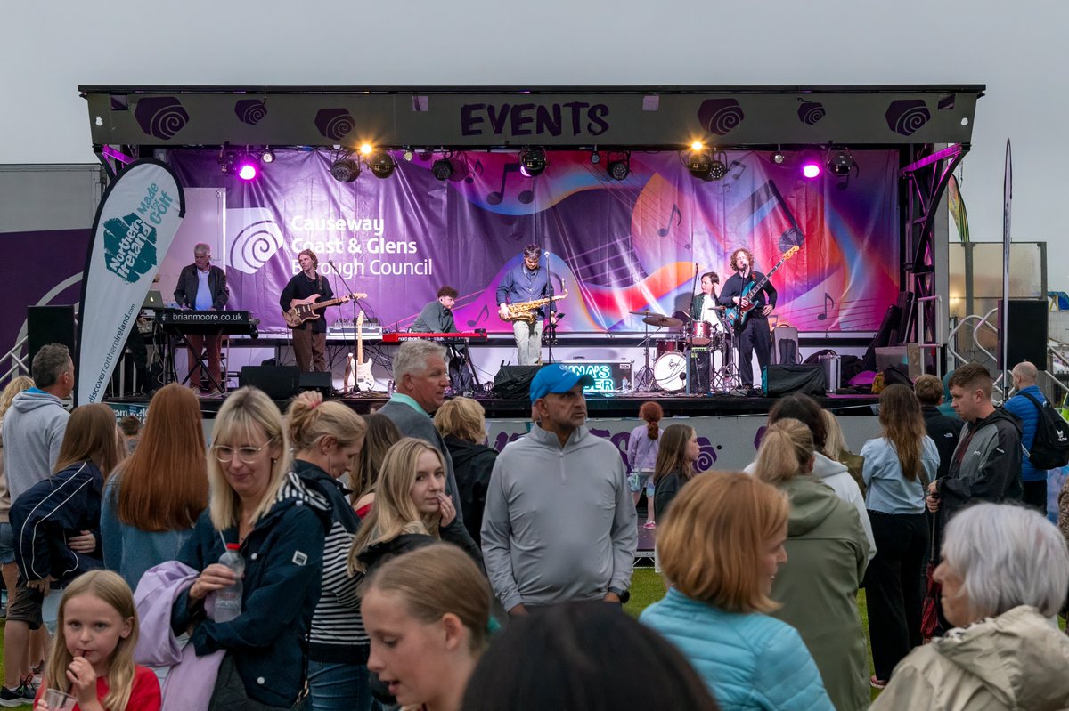 Aerial Vision NI (@aerialvisionni) on Twitter photo As part of the wider 153rd Open Golf in Portrush this week the <a href="/EventsCauseway/">Causeway Coast & Glens Events</a> team put together a entertainment package on Kerr Street all week and we caught up with them on Friday evening. 1st up was Limavady Big Band, Polar Bolero and to finish the night was Annie's Number As part of the wider 153rd Open Golf in Portrush this week the <a href="/EventsCauseway/">Causeway Coast & Glens Events</a> team put together a entertainment package on Kerr Street all week and we caught up with them on Friday evening. 1st up was Limavady Big Band, Polar Bolero and to finish the night was Annie's Number