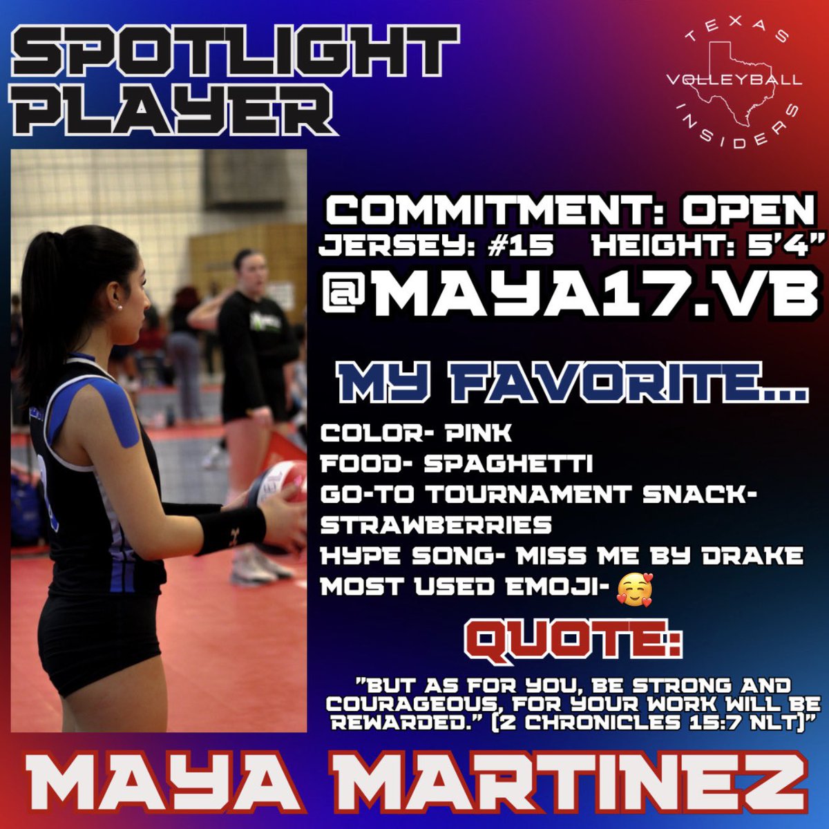 texasvbi's tweet image. Digging into Texas Volleyball! Get to know Maya Martinez and what she’s about. Will you be next?