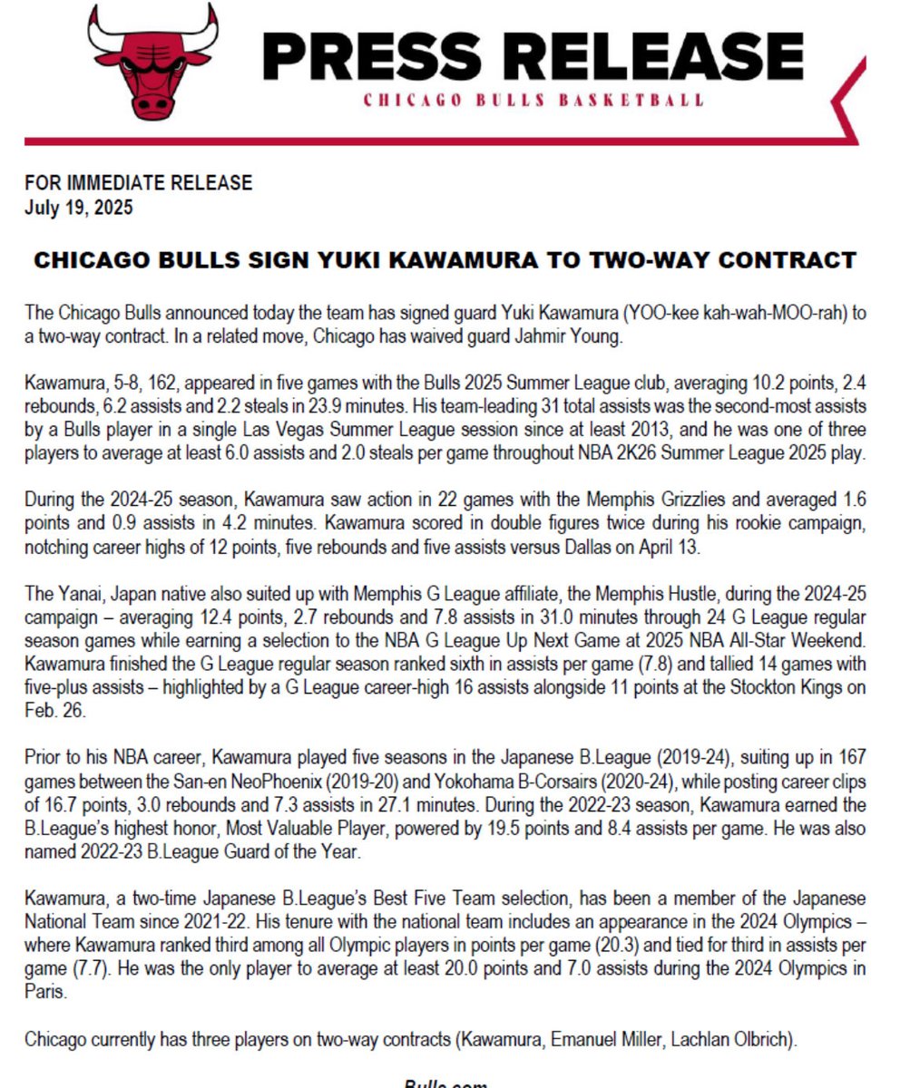 KCJHoop's tweet image. Jahmir Young waived to make way for Yukimania. Tough break for Young, who scored 37 in one summer league game but overall didn’t fare as well as Kawamura.
