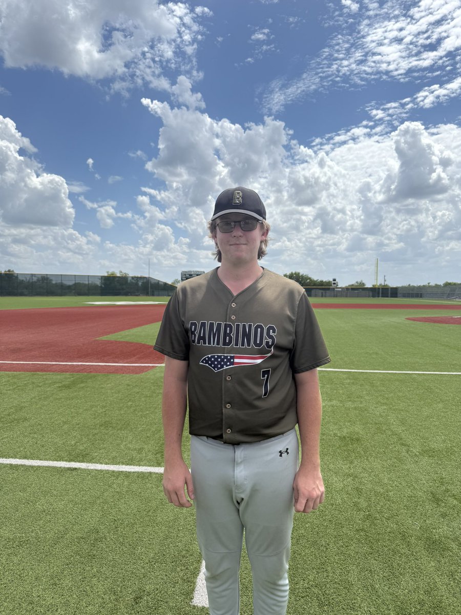 Game 3 at Marion HS
Bambinos- 4
Texas Pilots- 3 

Dylan Herold (Chaparral HS 2026)

Herold: 3.2 IP 2K 6BB 2ER