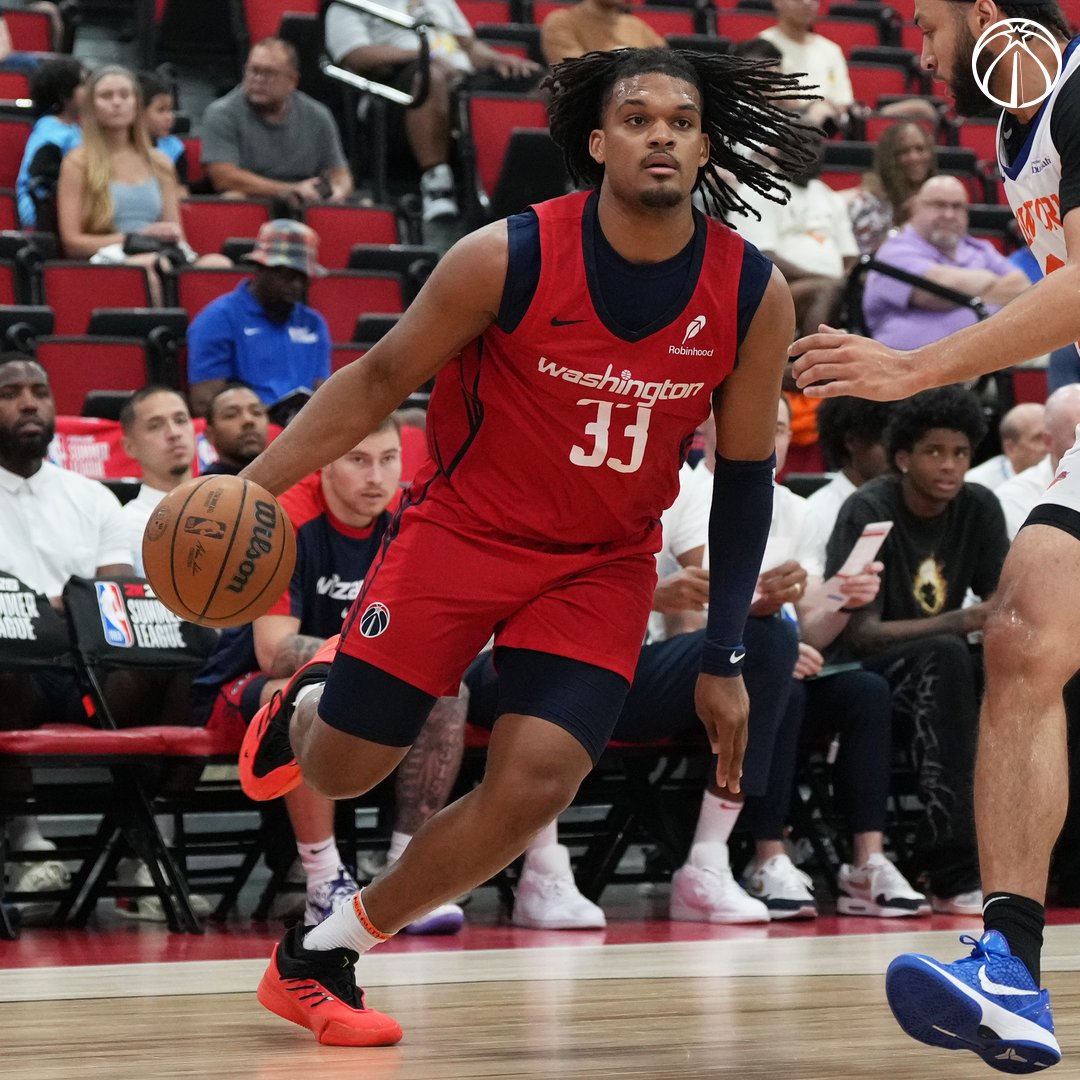 WashWizards's tweet image. That's a double-double for Dillon 🤝
📊 16 PTS | 10 REB