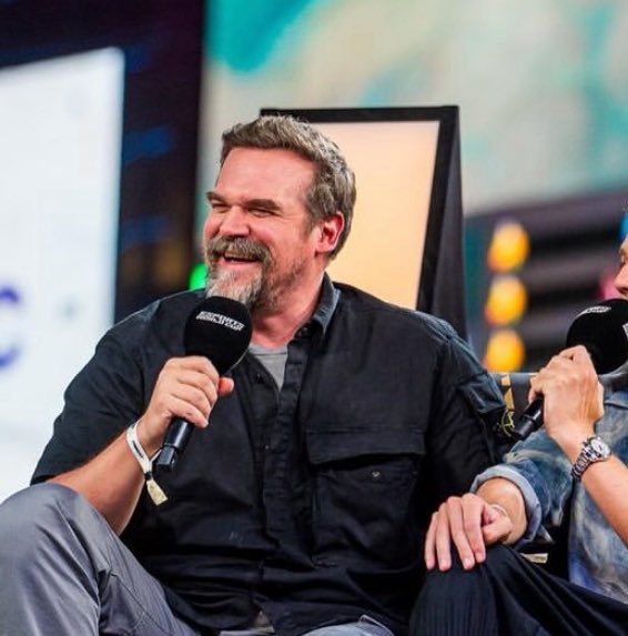 dkhmoustache's tweet image. I just cried. David looks so happy and sweet. He’s really special to me😭❤️