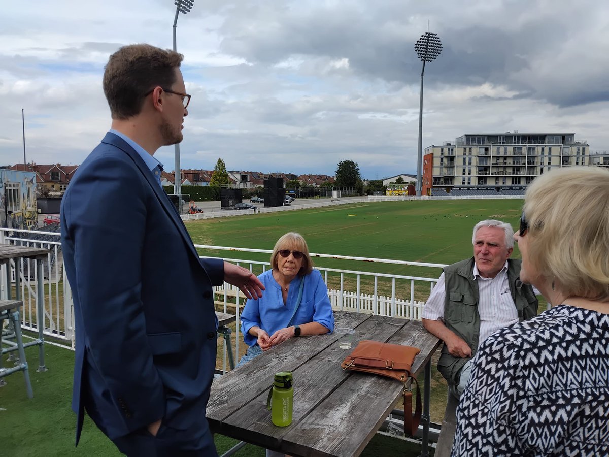 darrenpjones's tweet image. An excellent end of term town hall with constituents from across Bristol North West.
Thank you to @Gloscricket for hosting us, including for our summer drinks!