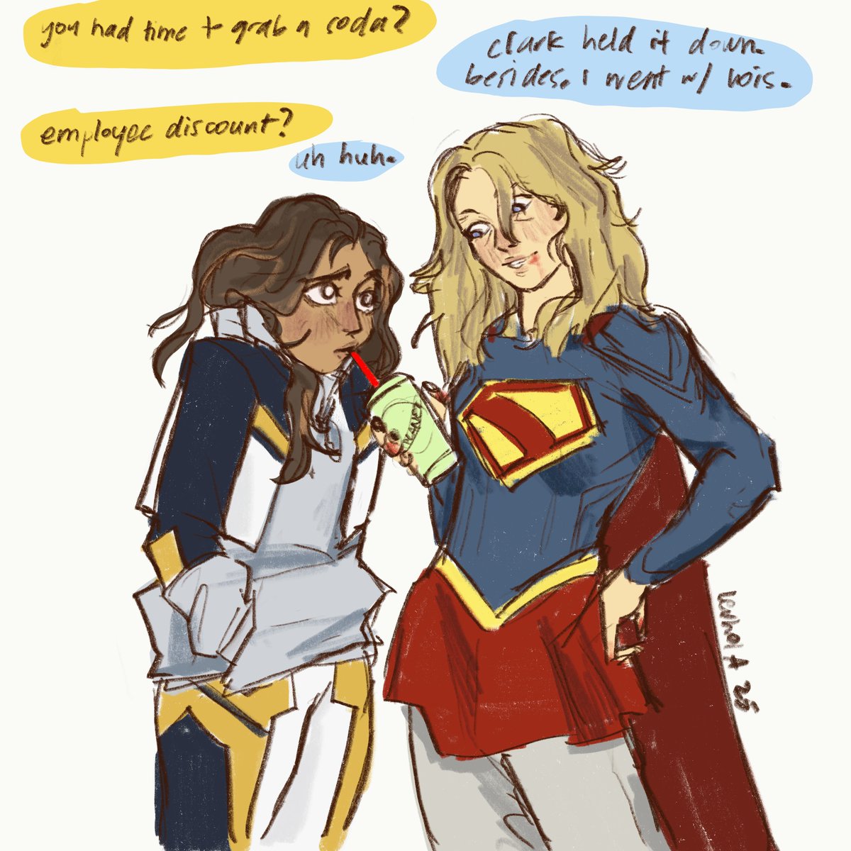levhoia's tweet photo. between shifts 

#hawkgirl #supergirl #dc #superhawk #rkgk #dccomics #wlw https://t.co/QSta0Wmz4a