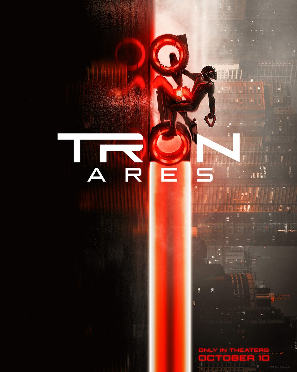 imaxftl's tweet image. ⚡They’re coming to our world. TRON: ARES | Filmed for IMAX.
Experience the grid like never before.
🕶️ End of line? Not even close. 🎬 Oct 10.
#TronAres #IMAXFTL #FilmedForIMAX #EnterTheGrid