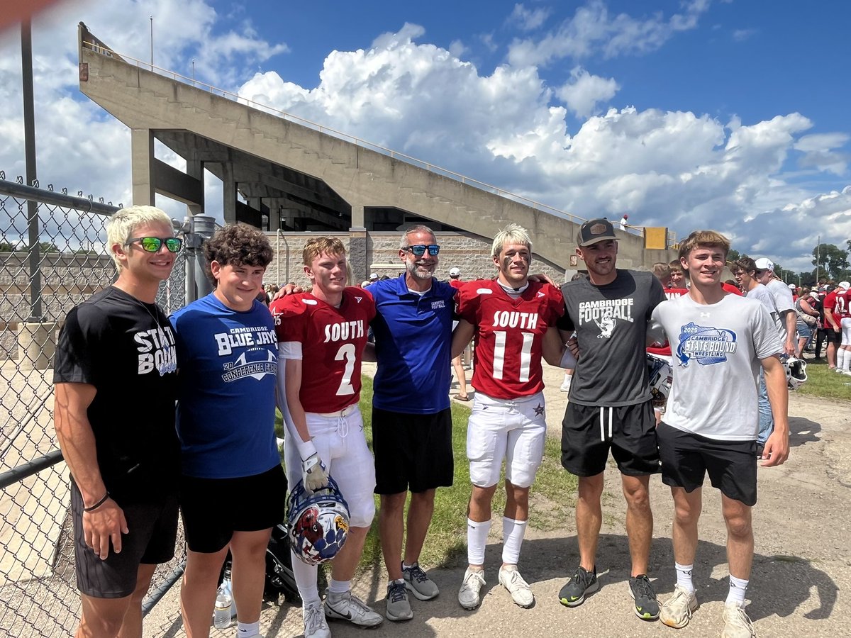 South lost 19 to 12. Proud of our Cambridge boys. They played well.