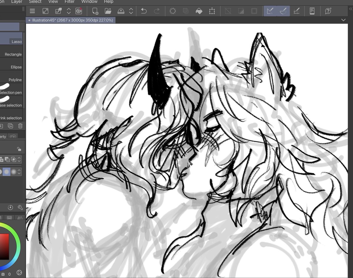 mooviws's tweet image. It’s been too long since I’ve posted so here’s some shitty #setthwei
Sometimes you just have to draw you and your duos mains being in love. For the soul