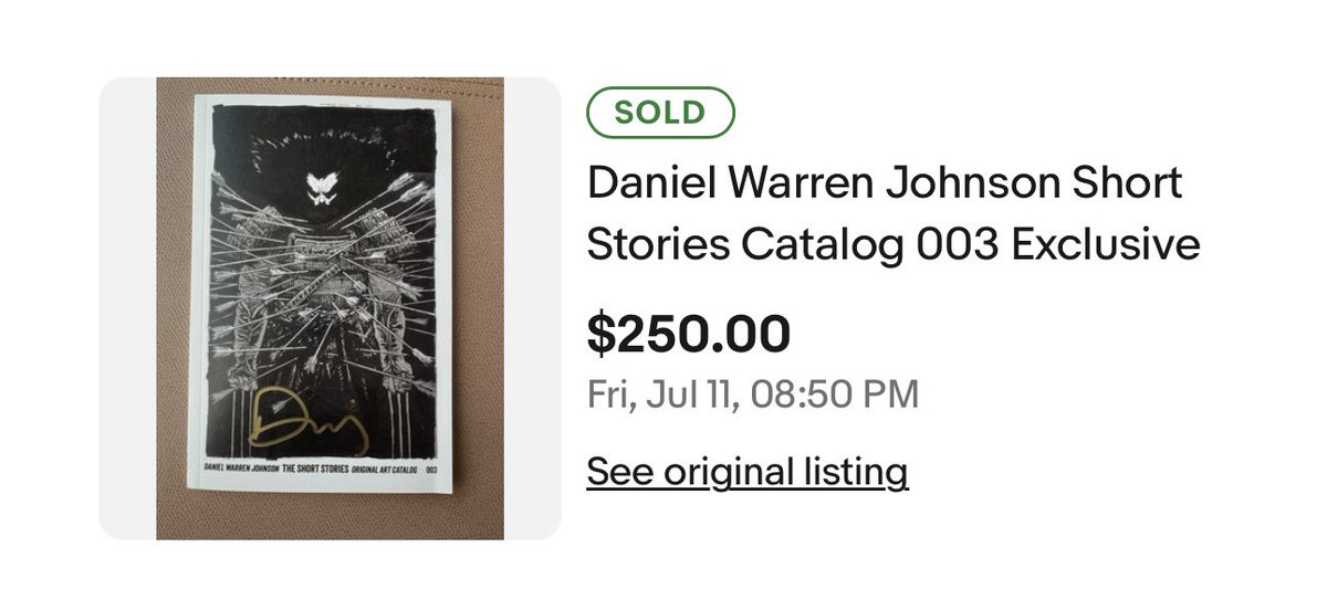 FelixComicArt's tweet image. We’re super proud of our @danielwarrenart original art catalog…a manga-sized Artist’s Edition! Not surprised it’s already going for big bucks on eBay!
We are giving this away for FREE with purchase of his exclusive limited edition print at SDCC this week! See you all soon!