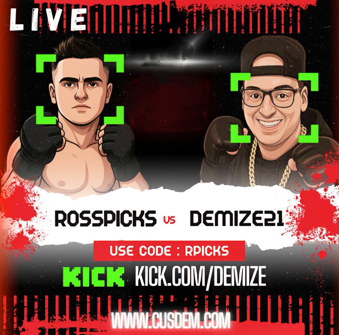 🚨LIVE NOW 🚨 #ufc

<a href="/RossPicks/">Ross picks</a> &amp; <a href="/demize21/">DeMize</a> !!!!

✅RT + Comment slots names with 
your <a href="/Stake/">Stake.com</a> usernames  

Giving out all premium free on stream🎯

GIVEAWAYS ALL STREAM!!💸 💸💸🔔🔔 

 PULL UP NOW - 🔴kick.com/demize