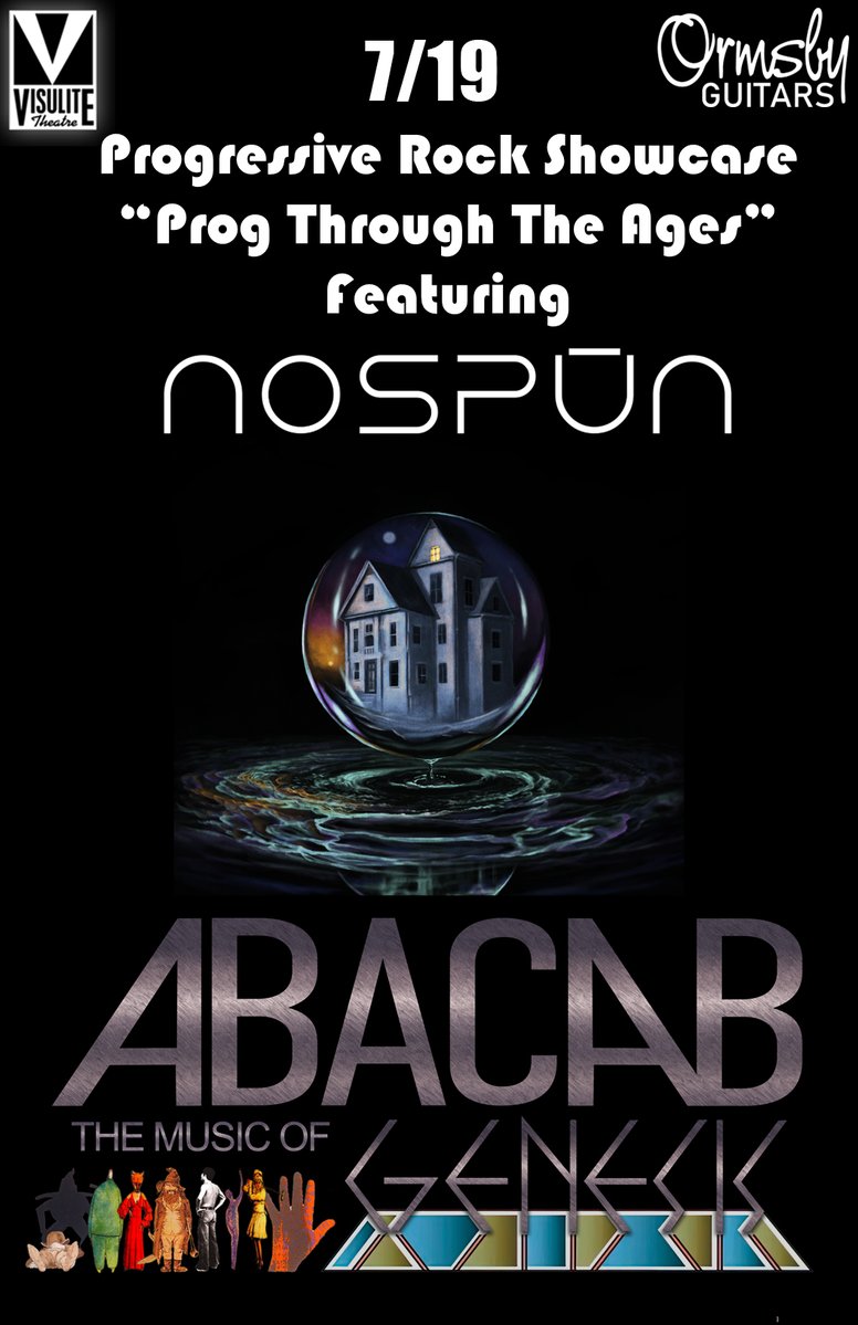 Visulite Theatre (@visulitetheatre) on Twitter photo TONIGHT don't miss the Progressive Rock Showcase "Prog Through The Ages" Featuring Nospūn & Abacab - The Music Of Genesis at the <a href="/VisuliteTheatre/">Visulite Theatre</a>!
7:00 doors | 8:00 show | $25
Grab your tickets 👇
visulite.com/shows/details/… TONIGHT don't miss the Progressive Rock Showcase "Prog Through The Ages" Featuring Nospūn & Abacab - The Music Of Genesis at the <a href="/VisuliteTheatre/">Visulite Theatre</a>!
7:00 doors | 8:00 show | $25
Grab your tickets 👇
visulite.com/shows/details/…