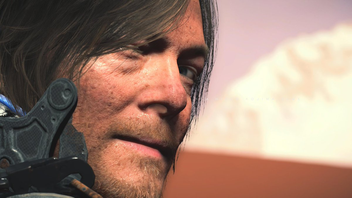 100 hours in and I've only just noticed you can see sweat beading on Sam's forehead, nose and upper lip while in the desert.