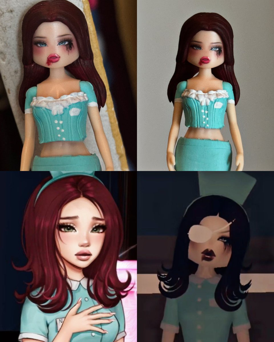 proxyjun's tweet image. I tried to create a nurse Julie doll because she is my all time favorite and i needed her
Ive never customized a doll before so be nice to me ‼️
