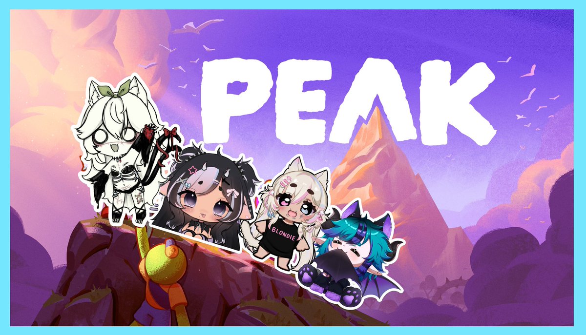 VnyxiVT's tweet image. 「 ✦🔴LIVE @ 7:00pm CST:✦ 」 Streaming w/ @cherriglitch @VesperaVeil @BuffBimbo ﾒ𝟶ﾒ𝟶 ! 
Come hang out with us while we try to climb to the top! (ꈍᴗꈍ)♡ Clipping: #cowpire 
twitch.tv/vnyxi