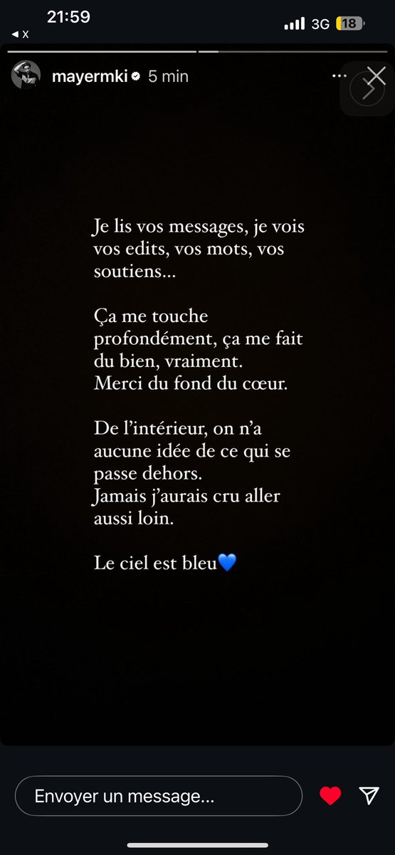 yasfromthablock's tweet image. Le ciel est bleu lets goo
#SecretStory
