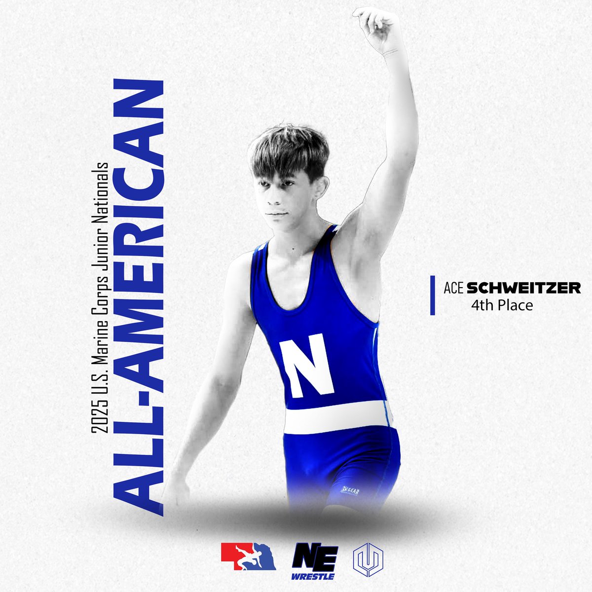 NEBwrestle's tweet image. Ace Schweitzer 4th Place Junior Greco All-American!
🎨 @MDensonDesigns
📸 @Mogui131
