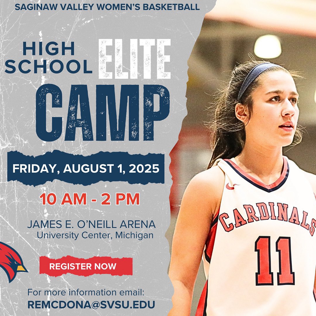 svsuwbb's tweet image. 🚨 High School student-athletes! Are you ready for your skill set to be evaluated? Join us for our High School Elite Camp—a unique opportunity to train with our Staff, Student-Athletes, develop your skills, and compete against top talent.
Link: …uwomensbasketballcamps.totalcamps.com/shop/product/5…