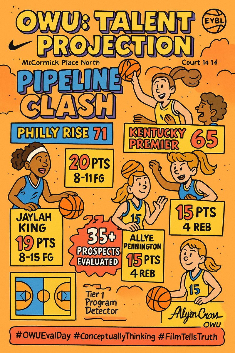 Derrick Beechum (@coachbeechum) on Twitter photo 🔴 NIKE NATIONALS <a href="/NikeGirlsEYBL/">Nike Girls EYBL</a> 16u BREAKDOWN: When Systems Collide
Just witnessed Philly Rise <a href="/philly_rise/">Philly Rise</a> 16 EYBL edge Kentucky Premier <a href="/KentuckyPremier/">Kentucky Premier EYBL</a> 71-65 at McCormick Place North, Court 14. This wasn’t just a game - it was a showcase of two distinctly different pipeline 🔴 NIKE NATIONALS <a href="/NikeGirlsEYBL/">Nike Girls EYBL</a> 16u BREAKDOWN: When Systems Collide
Just witnessed Philly Rise <a href="/philly_rise/">Philly Rise</a> 16 EYBL edge Kentucky Premier <a href="/KentuckyPremier/">Kentucky Premier EYBL</a> 71-65 at McCormick Place North, Court 14. This wasn’t just a game - it was a showcase of two distinctly different pipeline