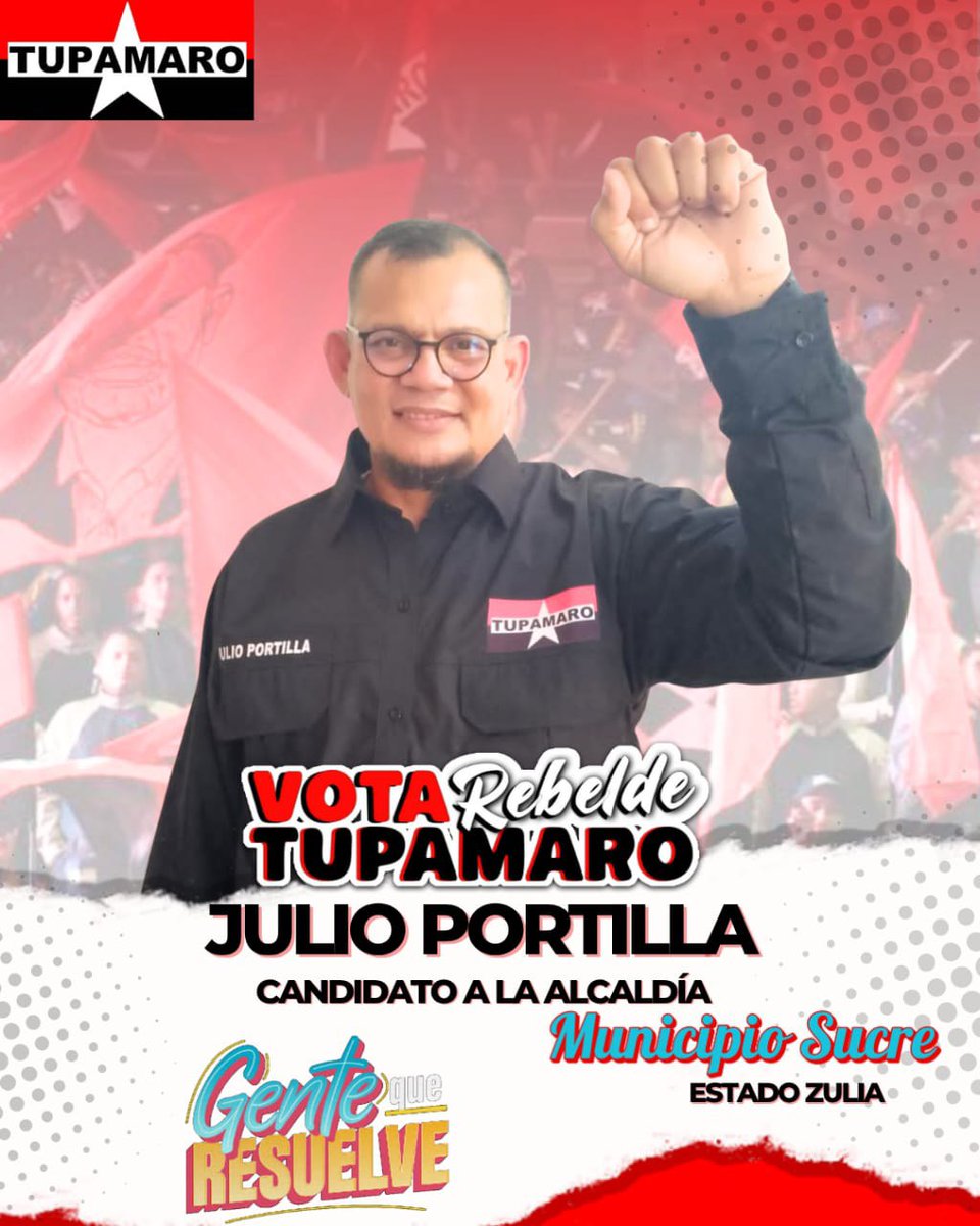 🔴⚫️VOTA TUPAMARO 
Arriba y a la izquierda.

¡COMUNA O NADA!