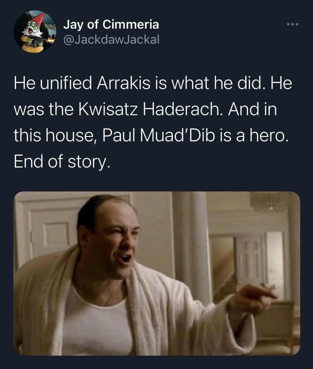 Samwise7RPG's tweet image. #Dune ;)