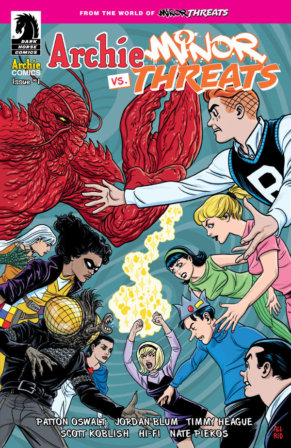 ArchieComics's tweet image. On August 6th, worlds collide when #ArchievsMinorThreats hits stores...