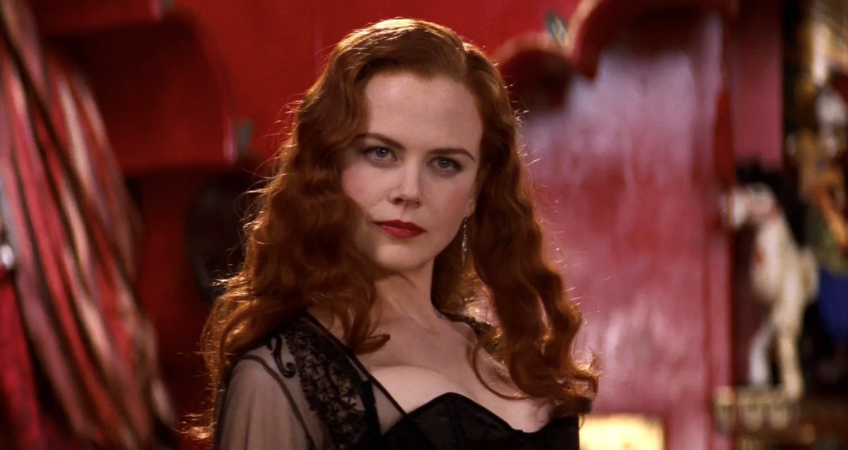 pridenprcjudice's tweet image. nicole kidman in ‘moulin rouge!’ is literally the prettiest anyone has ever looked on screen