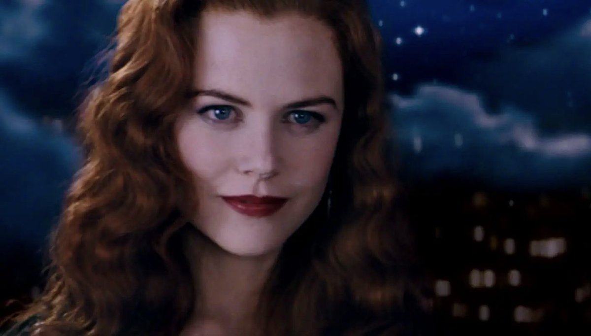 pridenprcjudice's tweet image. nicole kidman in ‘moulin rouge!’ is literally the prettiest anyone has ever looked on screen