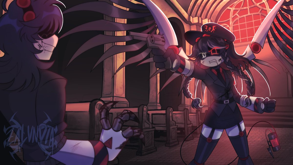 Zalundia's tweet image. Uhhh done, idk if I like it or not lmao

#MurderDrones #MurderDronesOC #MurderDronesOCs