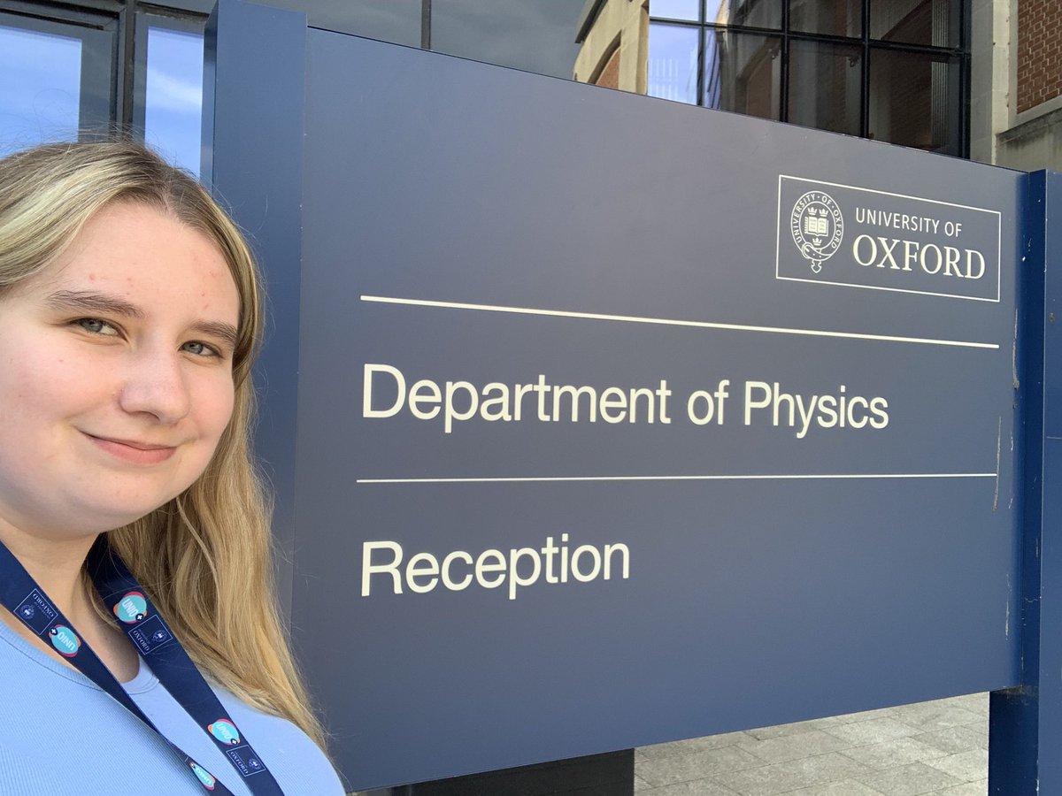 I’m excited to be completing a UNIQ+ internship at the University of Oxford over the summer period within the Theroetical Physics Department studying axion particles from cosmic strings.

I’m so greatful for such an amazing opportunity ☺️