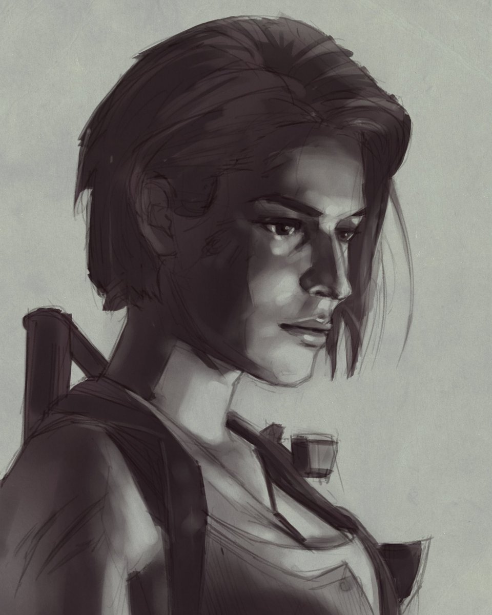 kmcateerart's tweet image. sketching jill valentine 
#ResidentEvil #JillValentine #re3 #ResidentEvil3