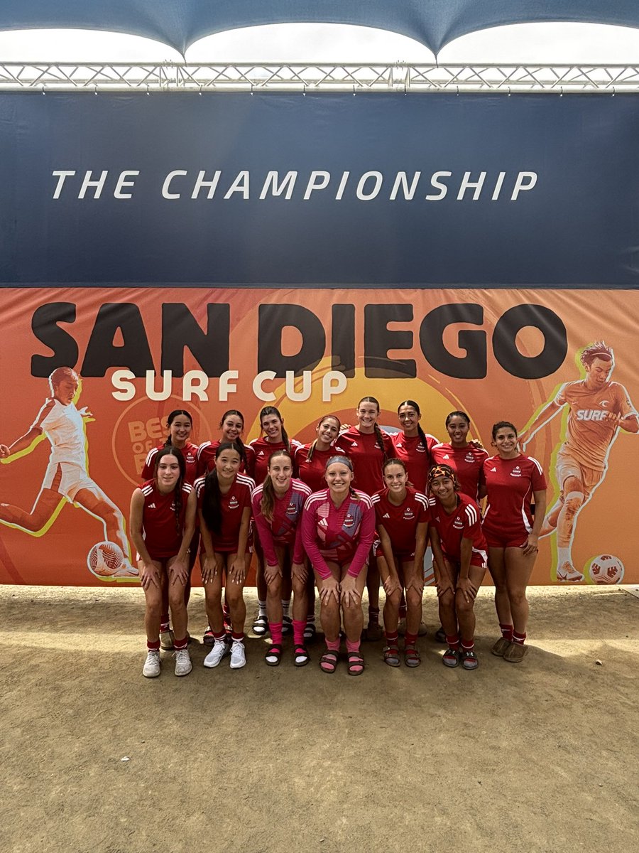 TheCapriHall's tweet photo. Day 2 at San Diego Surf Cup 🔥⚽️
The competition’s tough, the energy’s high, and this squad is locked in and loving every second! Let’s keep pushing and finish strong 💪
#SurfCup2025 #SanDiego #Day2Grind #GirlsSoccer #SquadGoals #StillInIt #TournamentLife #ChasingTheCup https://t.co/rkDITQk6ow