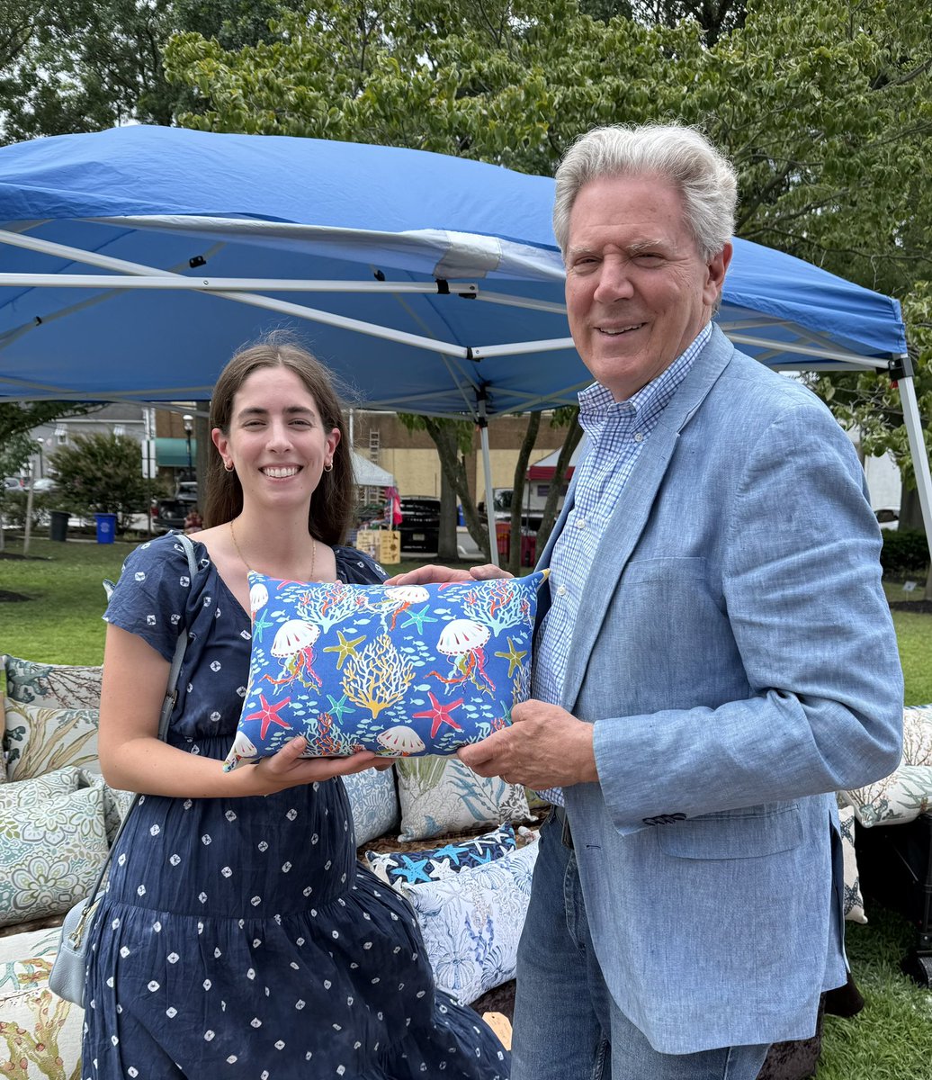FrankPallone's tweet image. Local items for sale at Atlantic Highlands Historical Society Arts and Crafts festival.