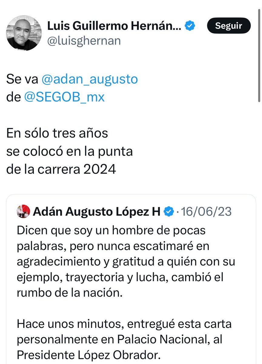 El Inmamable Cani 🇲🇽🎗 (@canibasut) on Twitter photo <a href="/pollowsky666/">🐥 Pollowsky </a> Hasta ahora el único que se anda deslindando de Adán Augusto es el hdp <a href="/luisghernan/">Luis Guillermo Hernández</a>, cuando era el Conde Huachicol era su favorito para presidente y le tiraba guerra sucia a Sheinbaum. <a href="/pollowsky666/">🐥 Pollowsky </a> Hasta ahora el único que se anda deslindando de Adán Augusto es el hdp <a href="/luisghernan/">Luis Guillermo Hernández</a>, cuando era el Conde Huachicol era su favorito para presidente y le tiraba guerra sucia a Sheinbaum.
