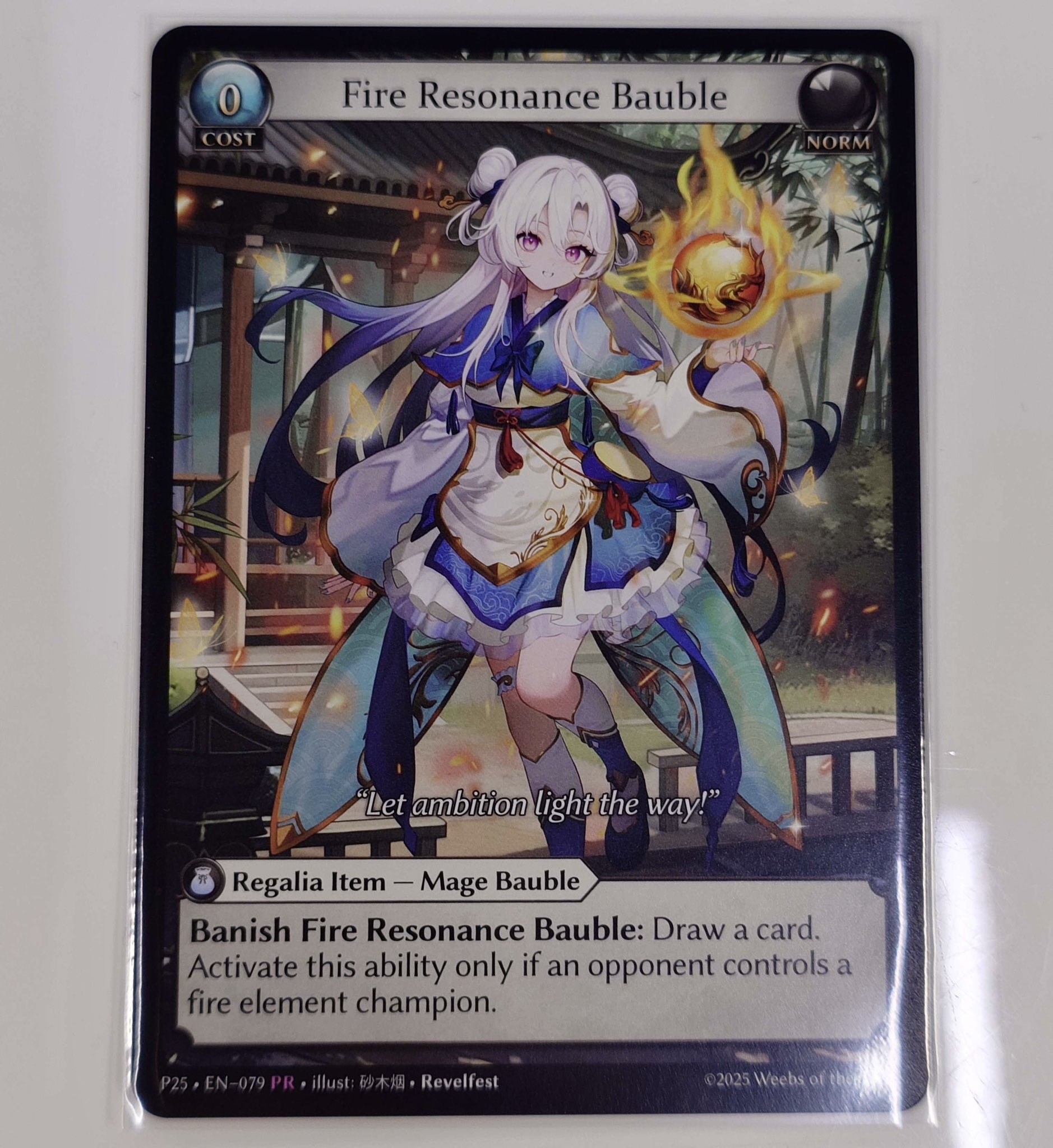 Fire Resonance Bauble foil grand archive