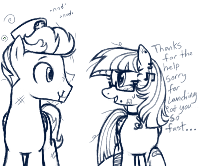 EvrlstngStat0ns's tweet image. aghh i wish i was better at putting together comics..
i never know how to actually make them look neat/clean

anyways here&apos;s some art from today!
again another gift for @NurseHighFever &amp;lt;3