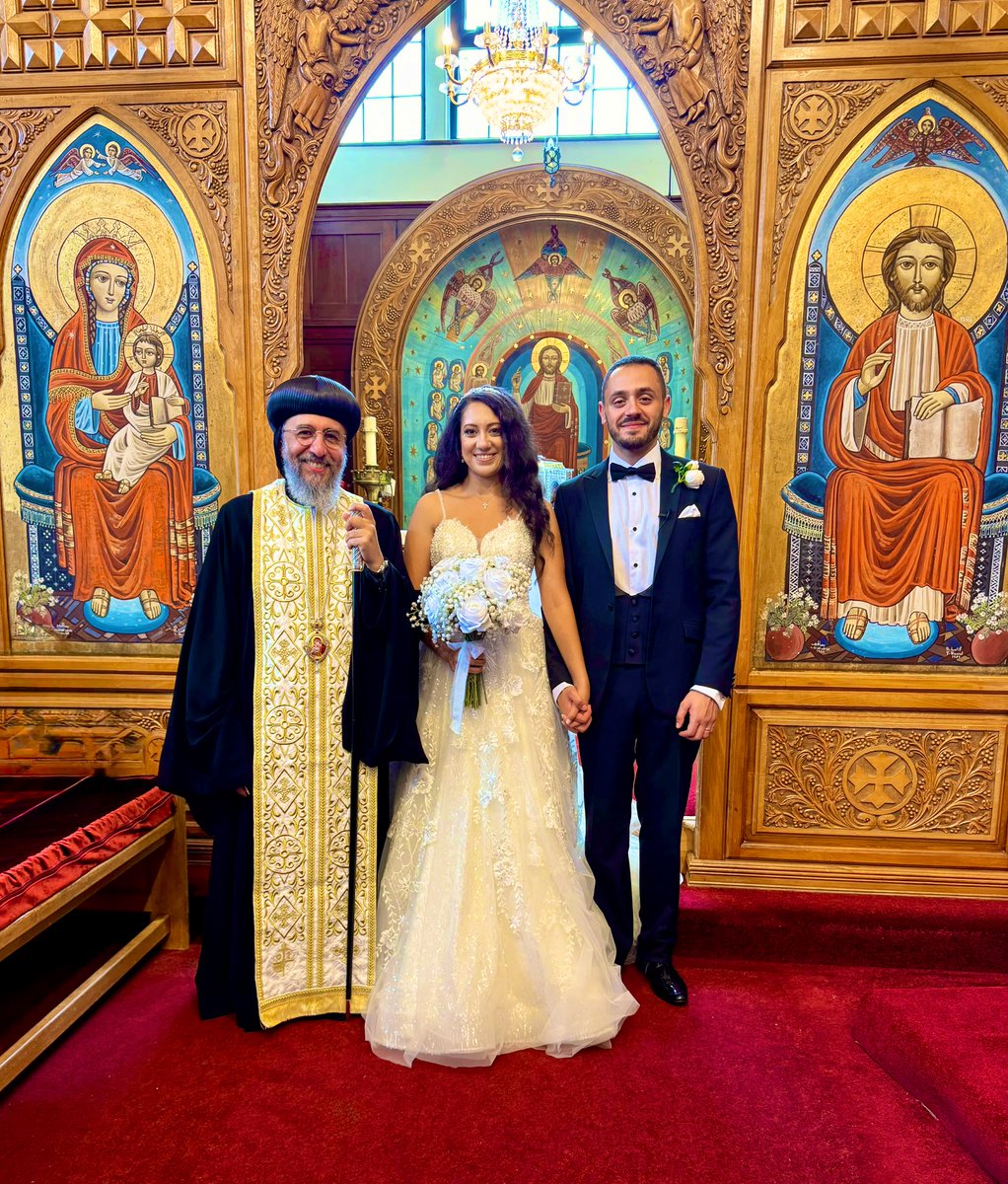BishopAngaelos's tweet image. A beautiful Crowning (Marriage) Ceremony today at @SMASSservices, uniting two parishes and two communities.
‘We commit ourselves to supporting one other in our journey of salvation, and to ensuring that our home shall be a house of prayer, a house of purity and a house of…